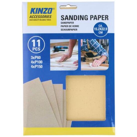 Bild von Schleifpapier 15,2x22,9cm 11pc