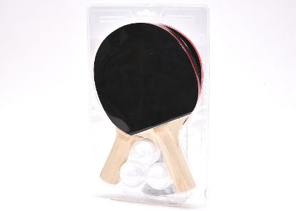 Bild von Tischtennis-Set mit 3 Bällen auf Doppelblister