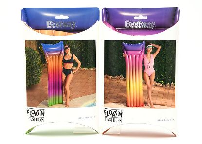 Bild von Luftmatratze "Rainbow", 1,83m x 69cm, aufblasbar, 2-fach sort. (Lager: VE 6)