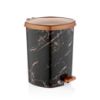 Bild von Mülleimer mit Muster und Pedalantrieb 3  set (20 Lt-11 Lt- 6 Lt ) D044-X129