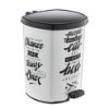 Bild von Mülleimer mit Muster und Pedalantrieb 3  set (20 Lt-11 Lt- 6 Lt ) D044-X138